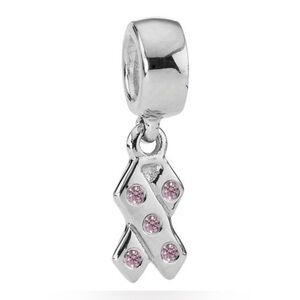 Pandora Breast Cancer Awareness Ribbon Dangle Charm 🎗️ 925